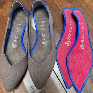 Rothy’s mink size 7